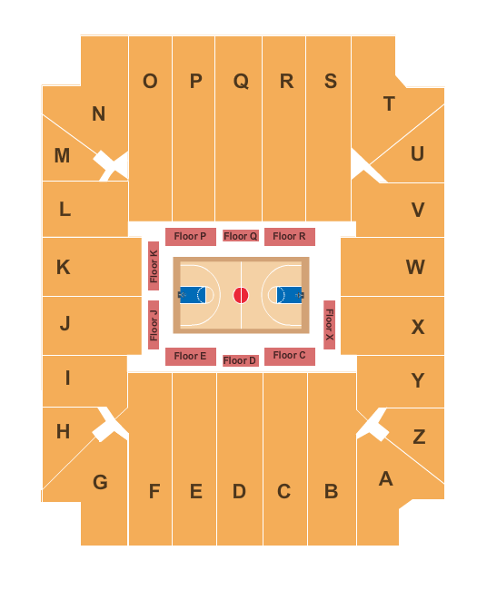 Coleman Coliseum Alabama Seating Chart